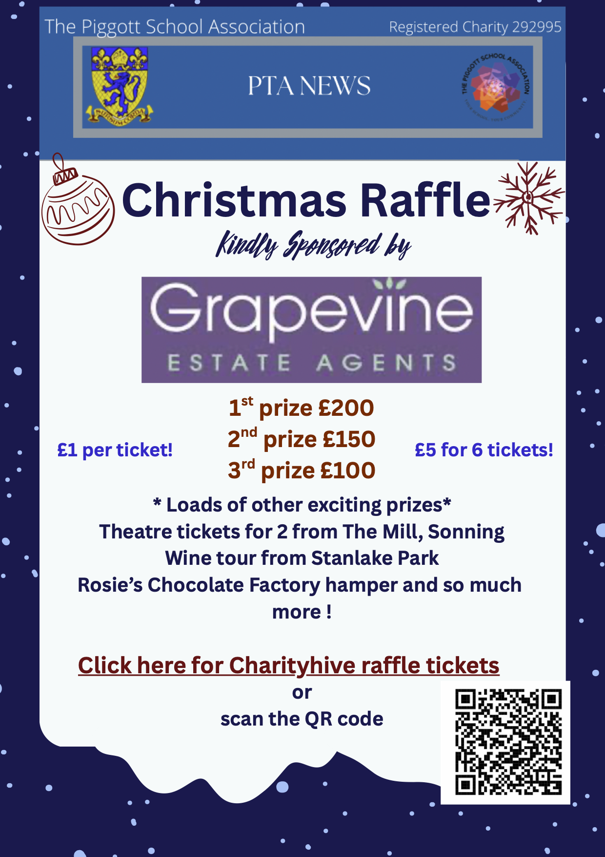 Piggott School Christmas Raffle 2025